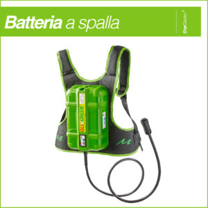 Batteria a zaino Minelli per abbacchiatori